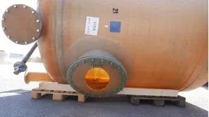 10.000 Liter GFK Lagertank rund stehend