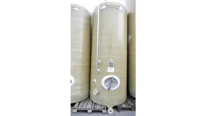 5.000 Liter GFK Lagertank, Weintank, rund, stehend aus GFK