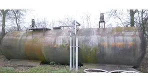 53.000 Liter Lagertank aus Stahl Liegend