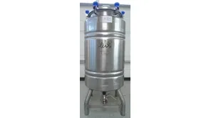 200 Liter Lagertank, Biertank mit neuem Druckdeckel bis 1,5 bar geprüft